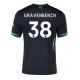 Liverpool Ryan Gravenberch #38 Replike Gostujuci Dres 2024-25 Kratak Rukav